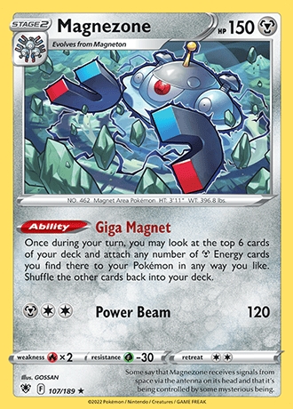 Non-Holo versjonen fra Build & Battle deck