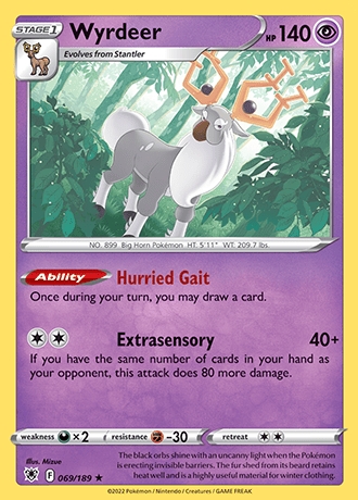 Non-Holo versjonen fra Build & Battle deck