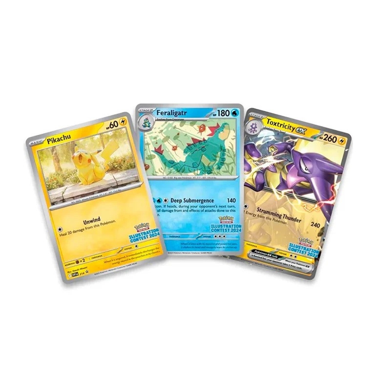 Sealed promo pakke med 3 kort